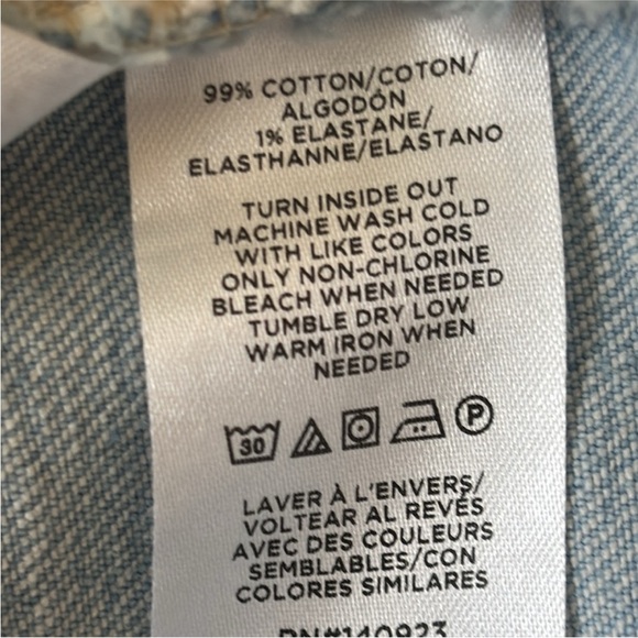 LOFT Girlfriend Jeans Light Indigo Straight Leg - Picture 6 of 15